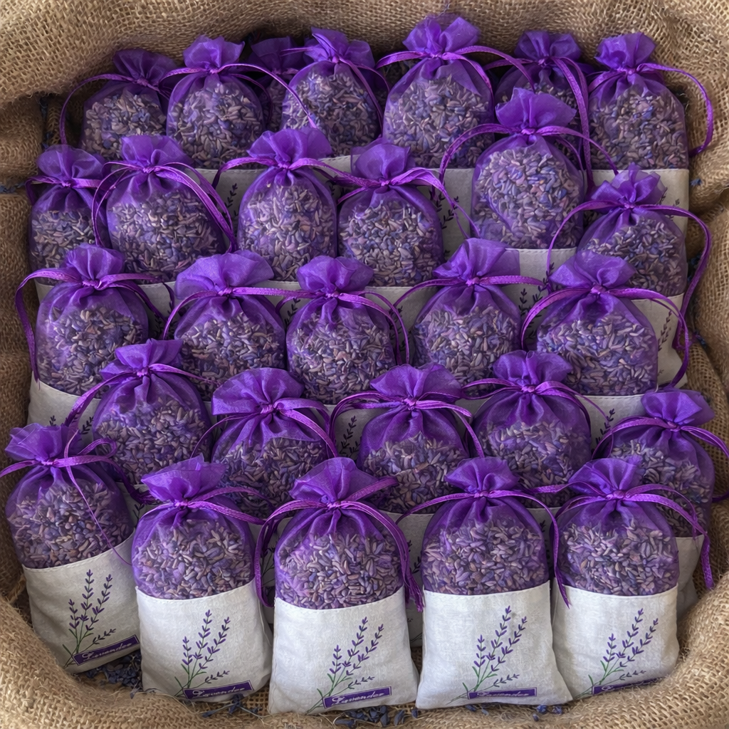 Dried Lavender Sachet – Bulk Pack (25 Count) Discount