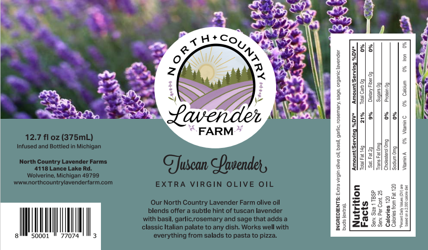 Tuscan Lavender Extra Virgin Olive Oil (12.7oz)