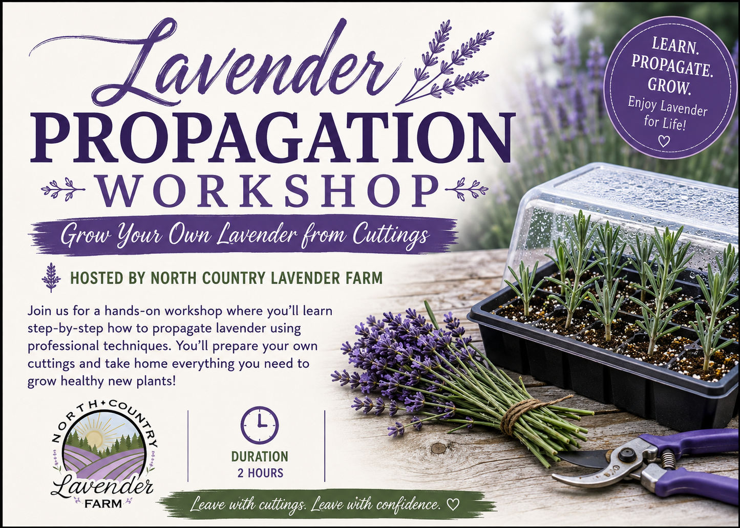 Lavender Propagation Workshop - Fri Aug 14th 5-7pm