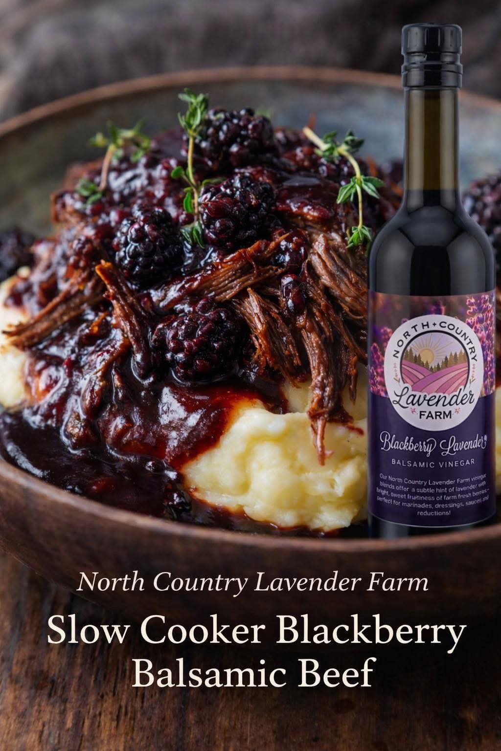 Lavender Blackberry Balsamic Vinegar 5oz