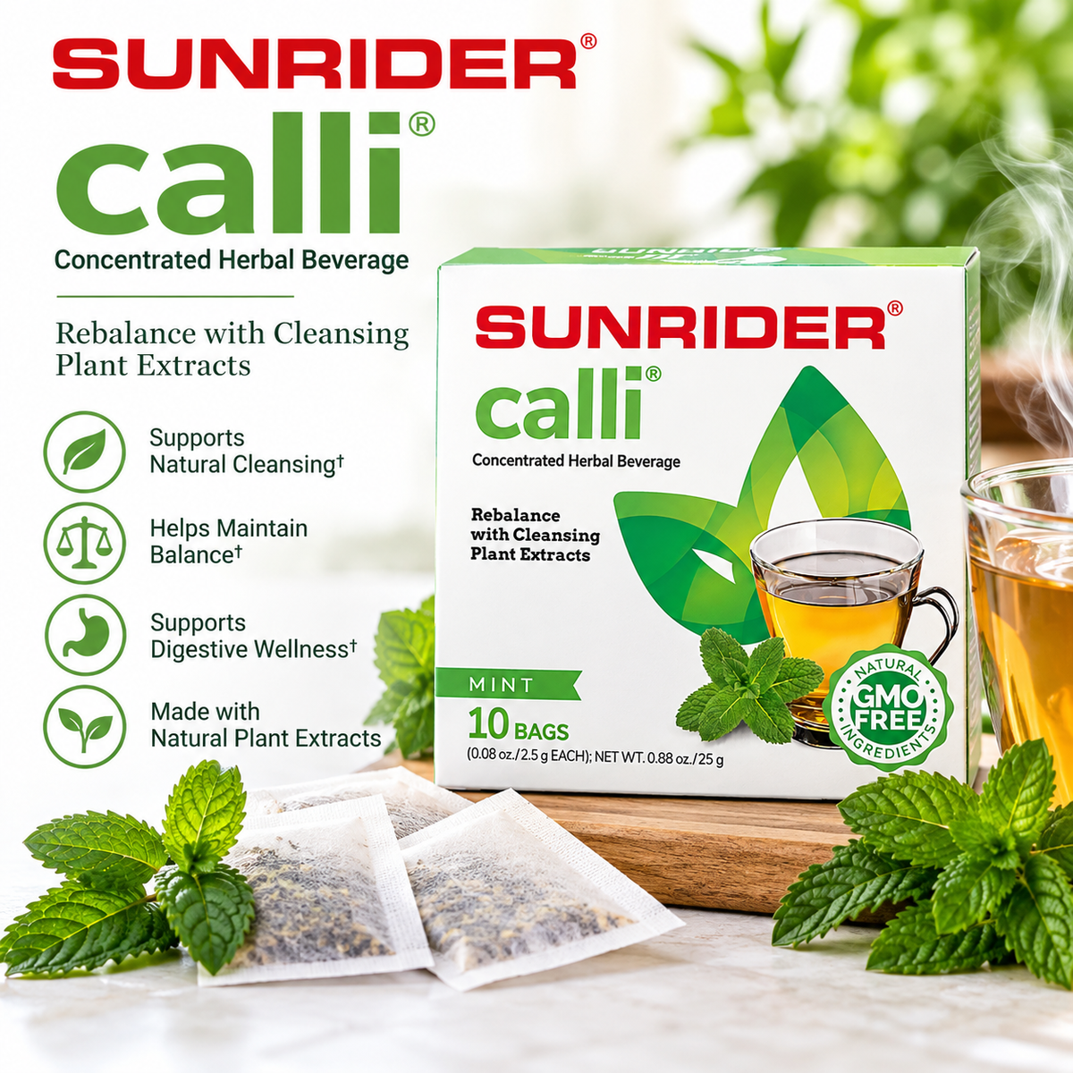 Tea Calli Rebalance with Cleansing Plant Extract