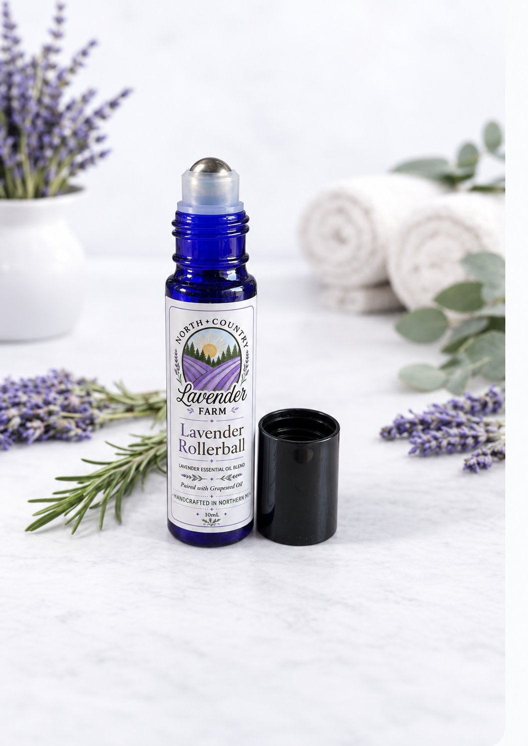 Essential Oil Pure 100% Lavender Rollerball