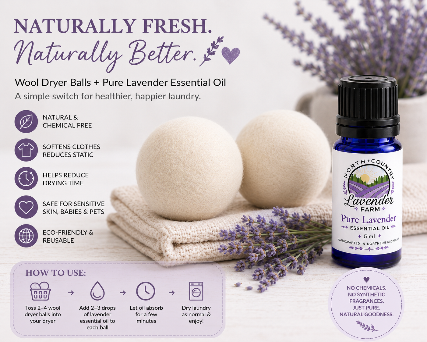 Lavender Laundry Starter Set