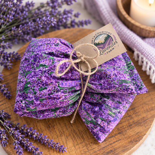 Dried Lavender Spa Weighted Neck Wrap Heat/Cool - Lavender