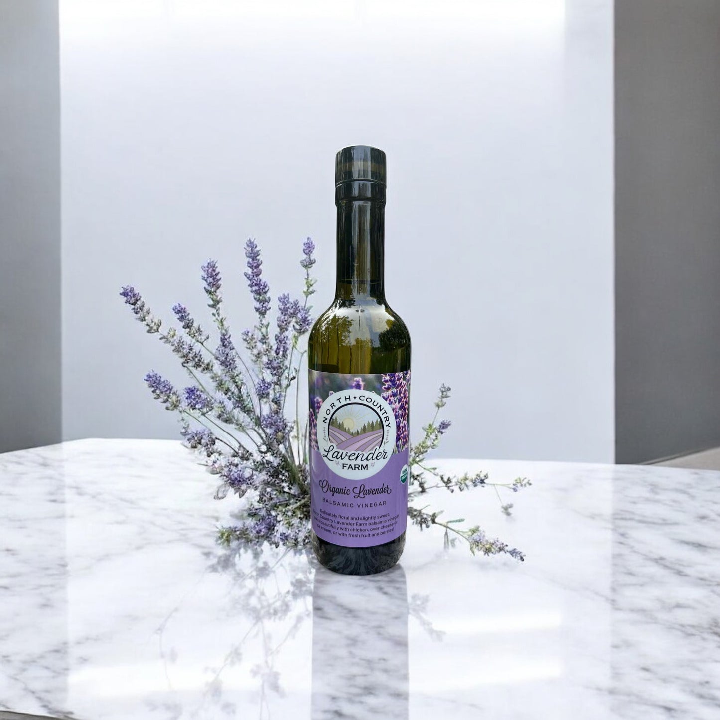 Lavender Balsamic Vinegar USDA Organic North Country Lavender Farm lavender-balsamic-vinegar-usda-organic-north-country-lavender-farm