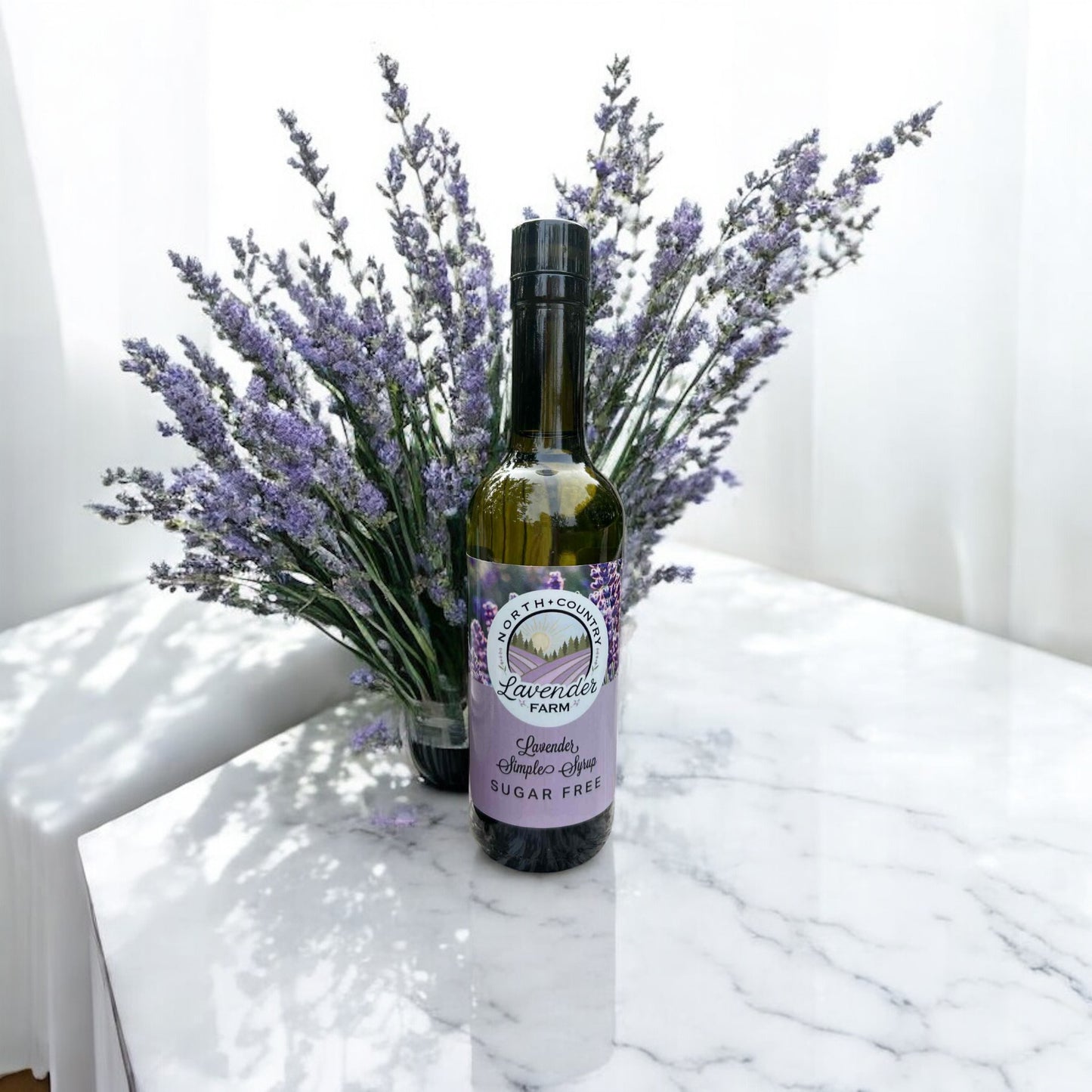 Sugar-Free Lavender Simple Syrup (12.7 oz)