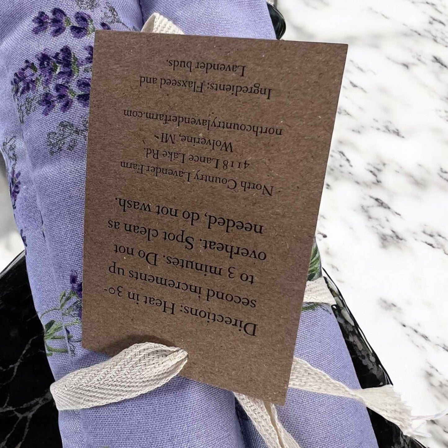 Heated or Cooled Lavender Neck Wrap