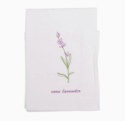 Lavender Tea Towel – 100% Cotton, 15.7"x23.6"