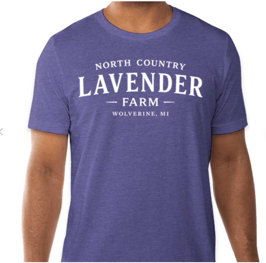 North Country Lavender Farm T-Shirt - Short Sleeve Purple