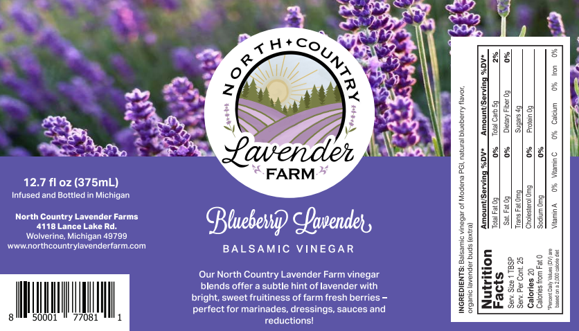 Lavender Blueberry Balsamic Vinegar
