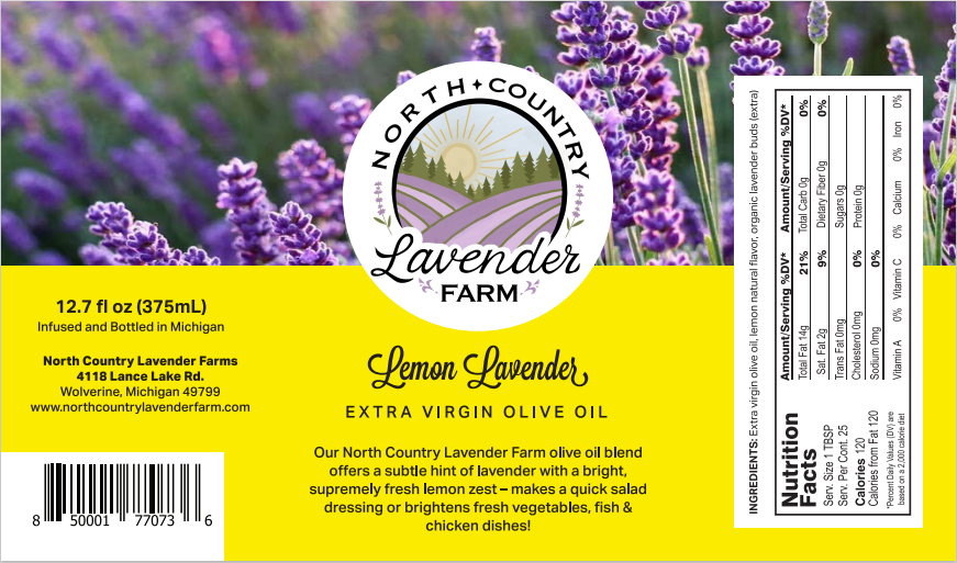 Lavender Lemon Olive Oil