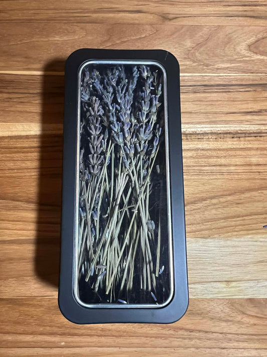 Lavender Cocktail Skewers Picks - Dried Stems Garnish