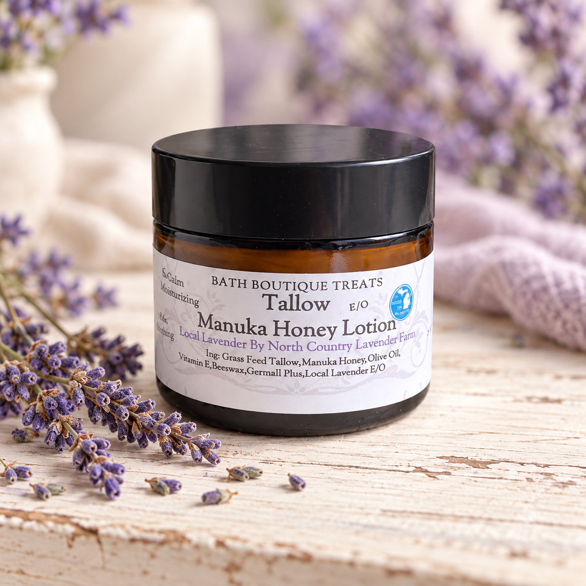 Lavender & Manuka Honey Tallow Cream